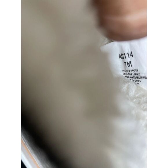 Minnetonka Tucson Gray Suede Southwestern Fur Lined Booties Women Sz 7M US/38EU - Picture 7 of 16